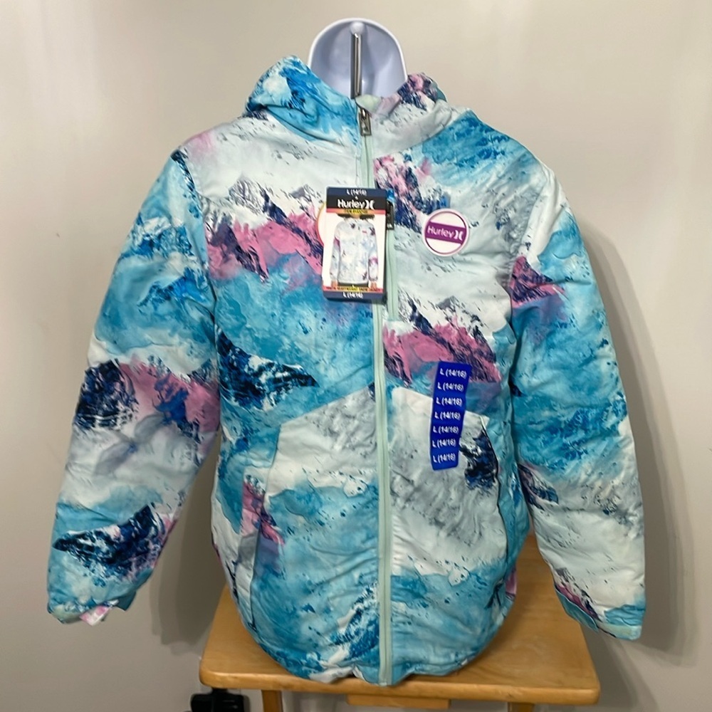 NWT Girl's Hurley Winter Jacket Size Large